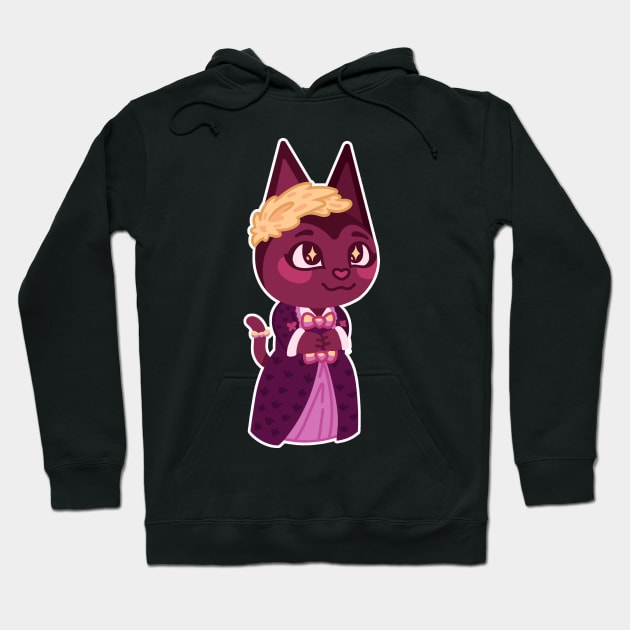 Kitty - Cat Portrait Hoodie by Snorg3